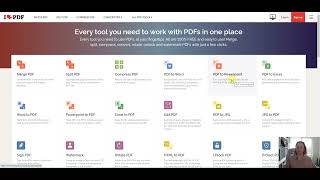 iLovePDF Walkthrough [upl. by Ylus667]