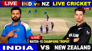 🔴Live IND vs NZ 12th ODI  Live Scores amp Commentary  India vs New Zealand  2nd Innings [upl. by Morty]