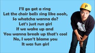 Bruno Mars  Marry You Lyrics Video [upl. by Acile449]