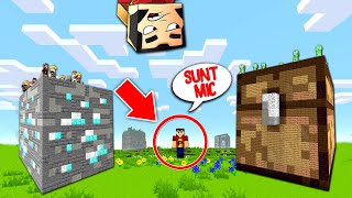 SUNTEM MICI in MINECRAFT HAHA [upl. by Stoddard]