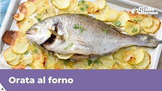 ORATA AL FORNO CON PATATE [upl. by Alina]