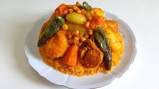 Couscous tunisien au poulet  كسكسي تونسي بالدجاج [upl. by Esme]