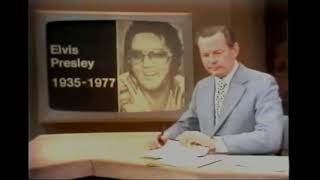 Elvis Presley News Report of his death  August 16 1977 [upl. by Napier]