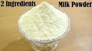 2 INGREDIENTS EASY MILK POWDER RECIPE – HOW TO MAKE MILK POWDER AT HOME [upl. by Akemehs579]