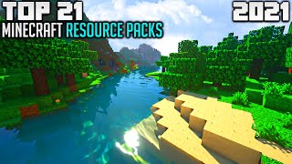 TOP 21 Best Minecraft Texture Packs of 2021 [upl. by Kiehl]