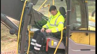 Cab features of a Volvo CSeries Crawler Excavator Part 3 of 15 [upl. by Chilcote]