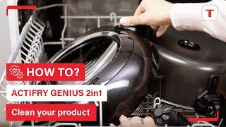 How to clean your ActiFry Genius 2in1  Tefal [upl. by Johnstone]