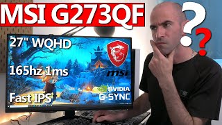 L Ecran Gamer idéal en 2021  Test MSI Optix G273QF [upl. by Graubert]