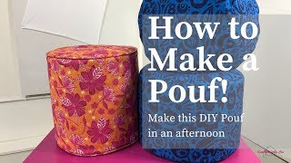 How To Make A Pouf [upl. by Janina185]