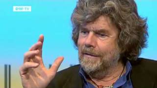 Reinhold Messner Extreme Mountaineer and Author  Talking Germany [upl. by Jaban]