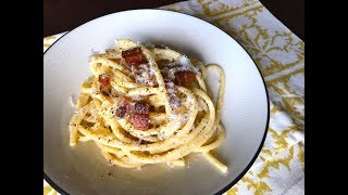 How to Make Real Spaghetti Carbonara  Christine Cushing [upl. by Wentworth]