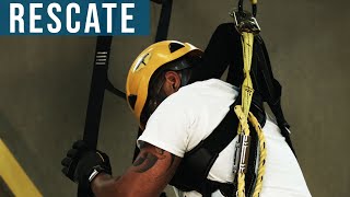 RESCATE  Fall Protection Rescue OSHA Fall Protection Training  in Spanish [upl. by Akcinat]