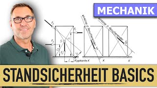 Standsicherheit berechnen  Kippmoment  Standmoment  Kippkraft  Kipppunkt [upl. by Anirba]