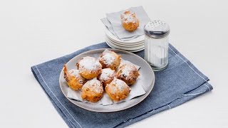 Oliebollen met appel rozijnen en krenten  Allerhande [upl. by Eeznyl]