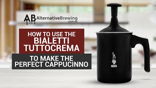 How to Use the Bialetti Tuttocrema Milk Frother [upl. by Meier920]