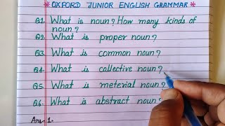 what is noun  how many kinds of noun  noun english grammar  noun  types of noun [upl. by Jelena213]