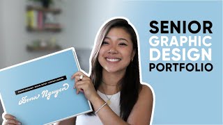 My Senior Graphic Design Portfolio With Tips [upl. by Itagaki]