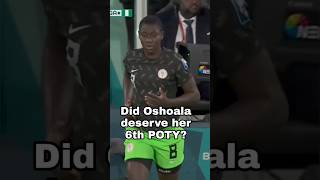 Why Asisat Oshoala deserved CAF POTY [upl. by Oiramal]