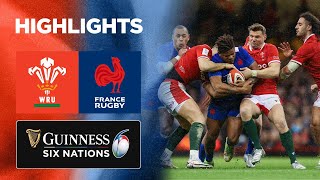 Wales v France  Match Highlights  2022 Guinness Six Nations [upl. by Ahsiemat]