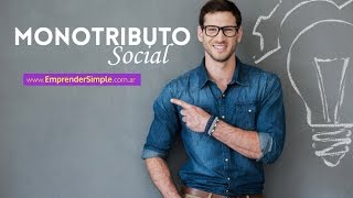 Monotributo social  Emprender Simple [upl. by Brent]