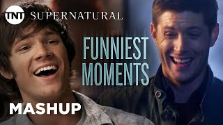 Supernatural Funniest Moments MASHUP  TNT [upl. by Nolra]