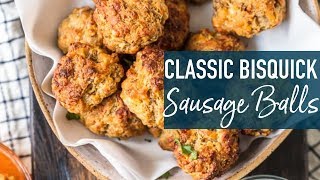 Classic Bisquick Sausage Balls Recipe [upl. by Atiuqrahc]