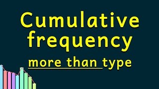 Statistics  Cumulative Frequency Distribution  More Than Type Ogive  Class 10  Letstute [upl. by Dorie]