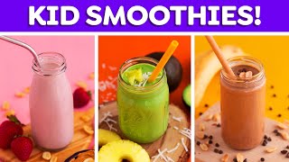 4 Kids Smoothies Recipes  Smoothie Bowls [upl. by Eanwahs]