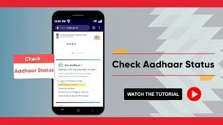 TUTORIAL How to check Aadhaar Enrolment  Update Status [upl. by Orpheus350]