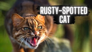 RustySpotted Cat VERY FEISTY [upl. by Norine]