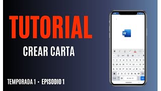 COMO HACER UNA CARTA EN WORD APP DESDE EL CELULAR [upl. by Bohannon919]