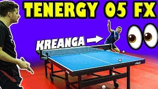 Tenergy 05 FX Rubber Review  With Kalinikos Kreanga [upl. by Aitel941]