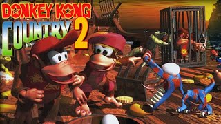 Donkey Kong Country 2 Diddys Kong Quest  Full Game 102 Walkthrough [upl. by Nalim]