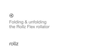 Rollz Flex  Folding amp unfolding the Rollz Flex rollator [upl. by Evonne420]