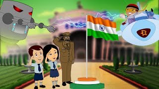 Mighty Raju  Mighty Parade  Republic Day Special  Hindi Cartoon for Kids [upl. by Adle]