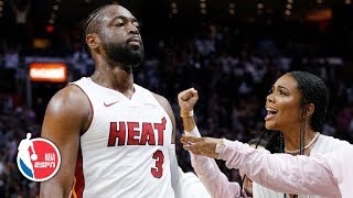 Dwyane Wade puts on a show in final game in Miami  76ers vs Heat  NBA Highlights [upl. by Annawt]