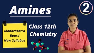 Amines Class 12th Chemistry Part 2 [upl. by Lynsey558]