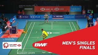 MS  LEE Chong Wei MAS 7 vs Kento MOMOTA JPN  BWF 2018 [upl. by Euqinorev849]