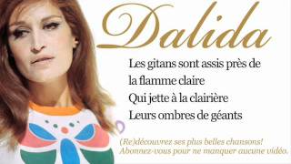 Dalida  Les gitans  Paroles Lyrics [upl. by Llenej223]