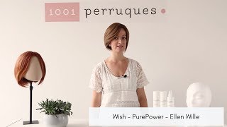 Wish  Perruque femme naturelle  Purepower Ellen Wille  BeautyHair  1001Perruquescom [upl. by Cavuoto]