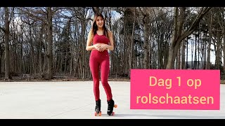 De eerste keer rolschaatsen  wat nu [upl. by Anoit]