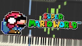 Super Mario World  Game Over Theme Piano Tutorial Synthesia [upl. by Norean82]