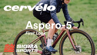 Cervelo Aspero5 Gravel Bike First Look  Sigma Sports [upl. by Lam]