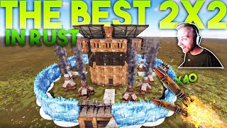 The BEST 2x2 in RUST PostyHJune Base Design [upl. by Gar]