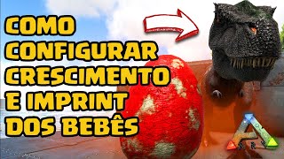 COMO CONFIGURAR IMPRINT E CRESCIMENTOS BREEDING HOST SOLO  NITRADO  ARK SURVIVAL EVOLVED [upl. by Leimad]