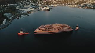 Hull arrival of the XBOW polar vessel National Geographic Resolution [upl. by Constance]