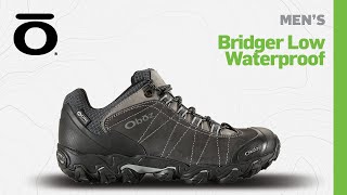 Mens Bridger Low Waterproof  Oboz Footwear [upl. by Magnuson323]