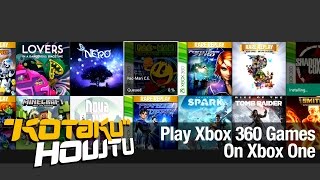 How To Play Xbox 360 Games On Xbox One [upl. by Eatnuahc]