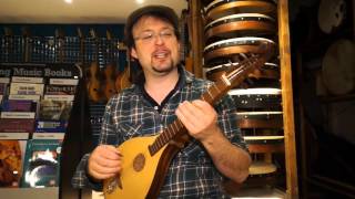 Folkfriends Renaissance Cittern 4 courses 9 strings [upl. by Ecnarual]