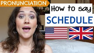 How to Pronounce SCHEDULE US UK amp Australian pronunciation [upl. by Baillie]